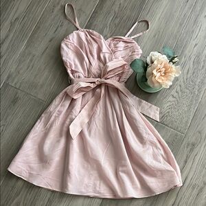 Express Spaghetti Strap Mini Sundress for Weddings